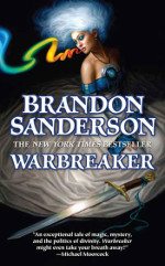 Book cover to Warbreaker by Brandon Sanderson