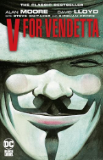 Cover to the V for Vendetta graphic novel.